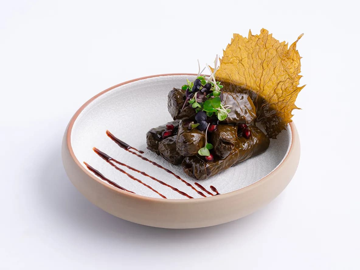 ورق عنب بالزيت at Aram Restaurant