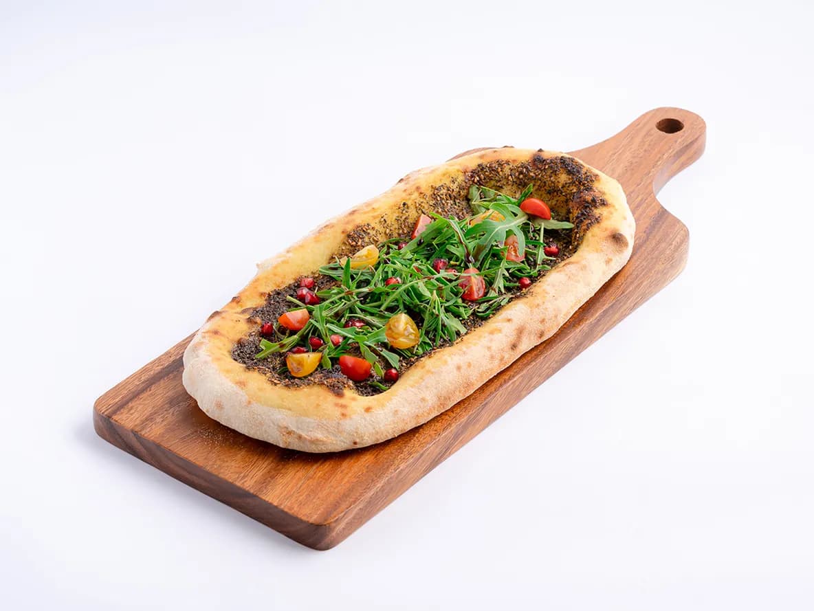 منقوشة الزعتر البري at Aram Restaurant