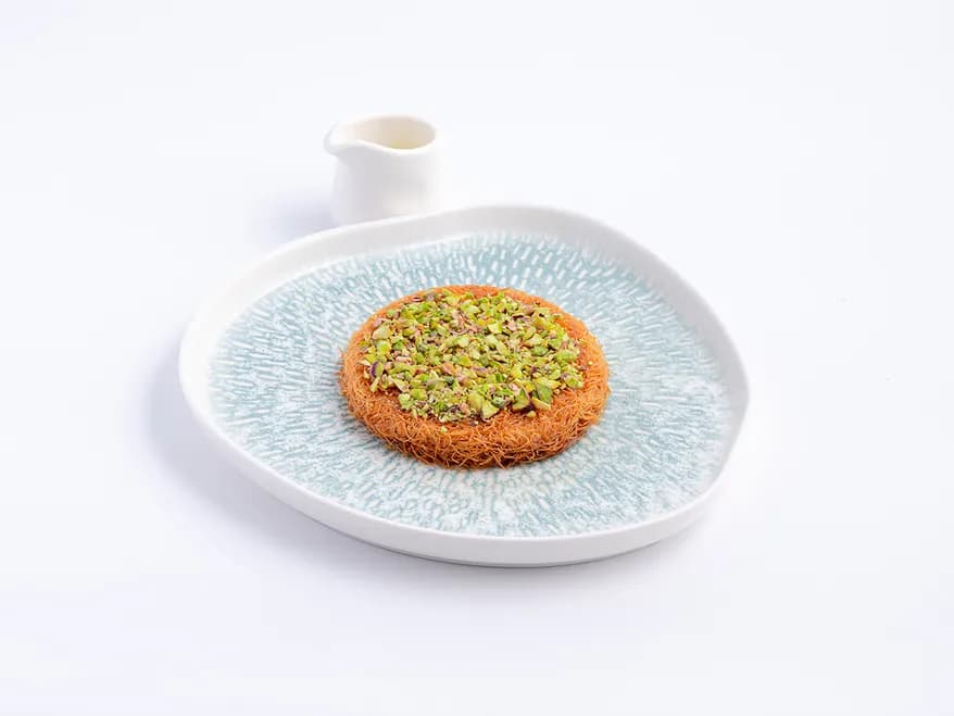 كنافة بالجبنة at Aram Restaurant