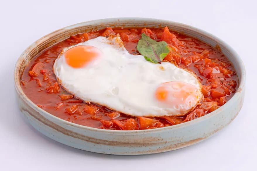 Traditional Shakshouka at Aram Restaurant