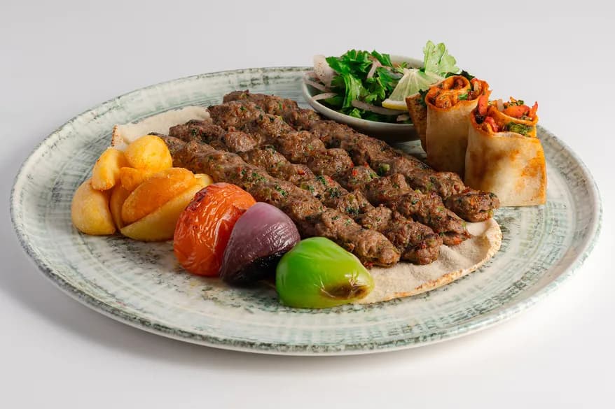 Classic Kebab Platter at Aram Restaurant